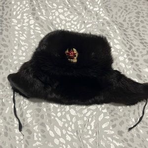 Fur hat for the winter